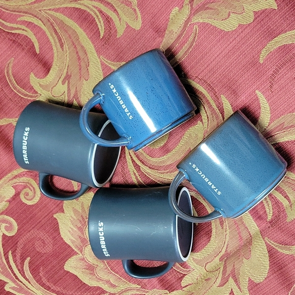 Set Of 4  Rare Antique Starbucks Mugs - Picture 15 of 15